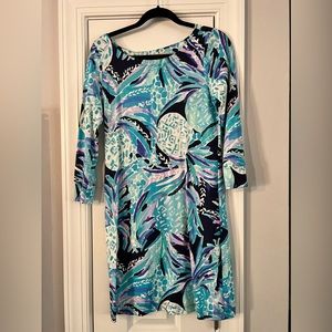 Lilly Pulitzer Hollee Dress Alotta Colada Pima Cotten size M